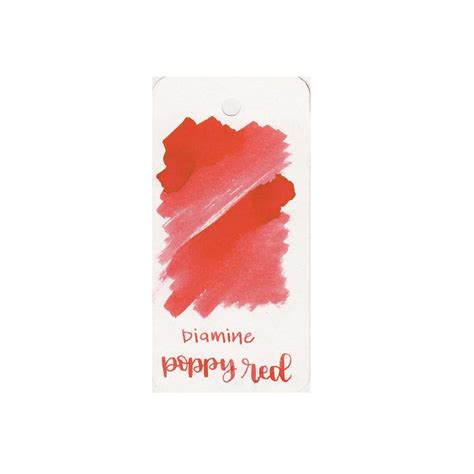 Diamine Poppy Red Ink - 80ml | Shop Online at Makoba | Diamine