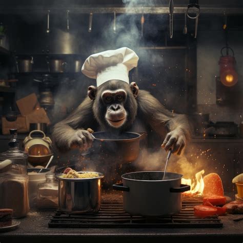 Monkey Cooking 的图像结果