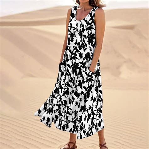 Petite Maxi Dresses for Women Petite Length Resort Wear Sleeveless ...