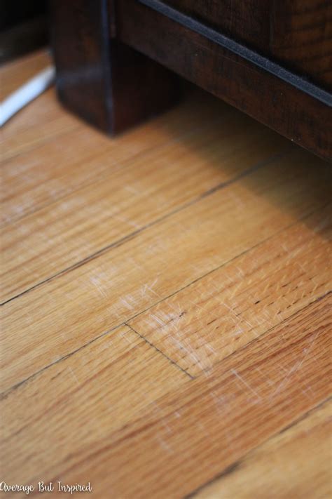 The Easiest Hardwood Floor Scratch Repair - Average But Inspired ...