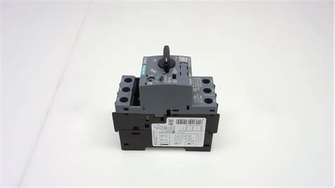 Siemens 3RV20110KA10-0.9 1.25A SIZE-S00 SCRW TER. MPCB WITH STD ...