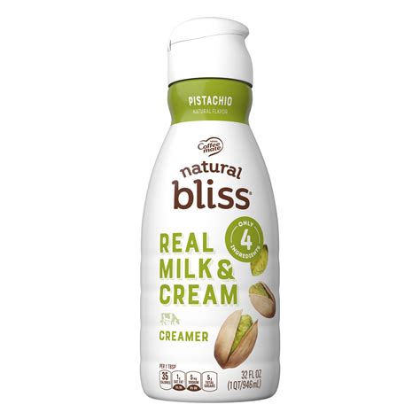 Pistachio Flavored Coffee Creamer | Official natural bliss®