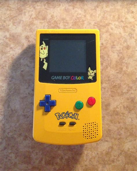 Game Boy Color - Limited Pokemon Edition - Yellow : Nintendo Game Boy ...