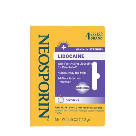 Neosporin Pain Relieving Antibiotic Ointment 0.5 oz for Minor Wounds Scrapes Burns - Walmart.com
