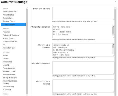 Cancel Print Action GCODE? - Get Help - OctoPrint Community Forum
