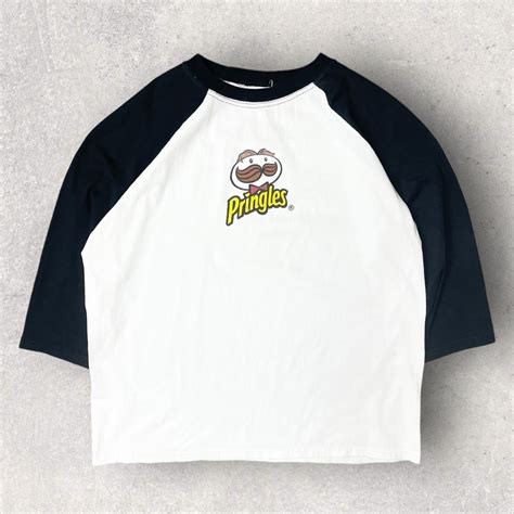pringles raglan t shirt 90s~ | focus