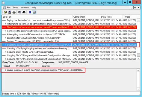 SCCM Client Troubleshooting 的图像结果