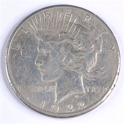 1922-S Peace Silver Dollar | Property Room
