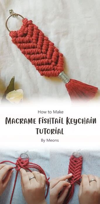 Image result for Macrame Fish Tail Key Chain