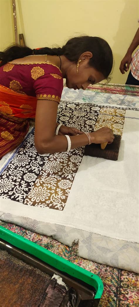 Shree Handloom Dhar - Bagh Print Process