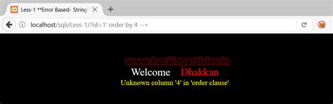 Beginner's Guide to SQL Injection (Part 1) - Hacking Articles