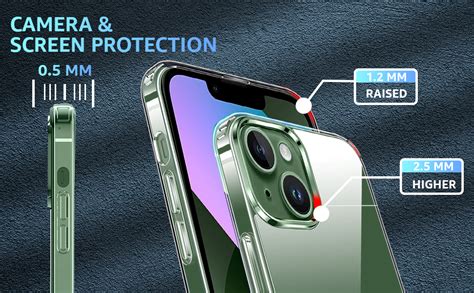 Winble Back Cover for iPhone 13 Case Cover | Ultra Hybrid Crystal Clear ...