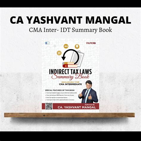 CMA Inter IDT - Summary Book by CA Yashvant mangal – CA Point