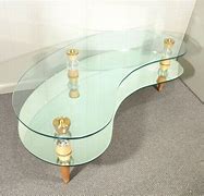 Image result for Mid Century Mirrored Coffee Table