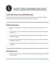 Image result for Focused Observation Examples