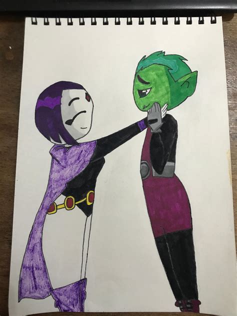 Beast boy and Raven cute by Ning5839 on DeviantArt