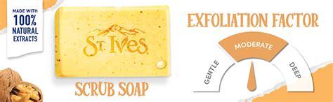Buy St. Ives Vitamin C & Orange Bathing Scrub Soap, Exfoliating Soap ...
