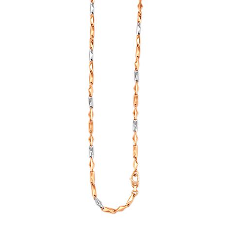 Modern Dual Tone Gold Chain For Men