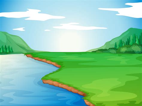 A river 519106 Vector Art at Vecteezy