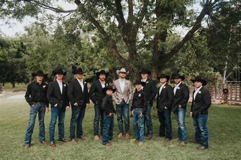 Groomsmen | Wedding groomsmen attire, Western wedding groomsmen ...