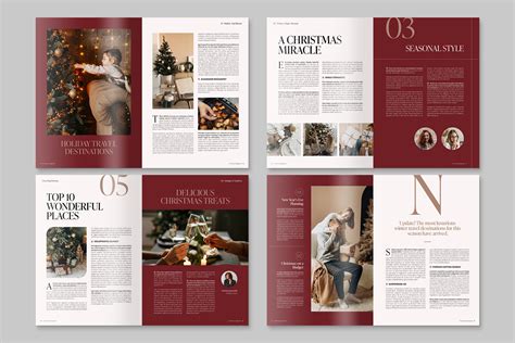 Christmas Magazine Template - BrandPacks
