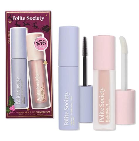 POLITE SOCIETY Mascara & Lip Plumper Set - Everything Beauty GH