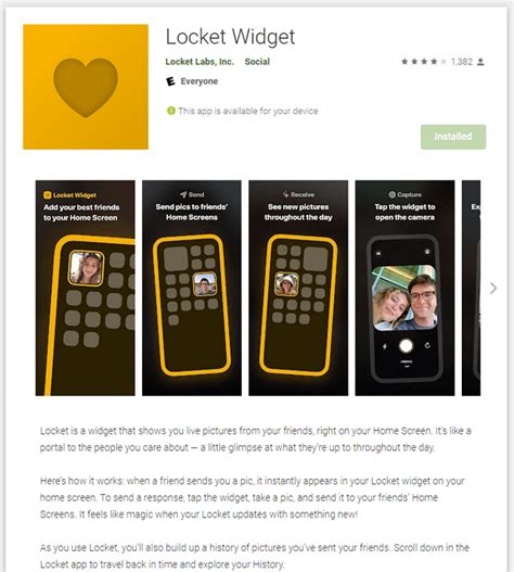 Image result for Locket Widget Android