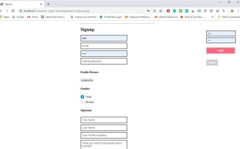 +Registration Form Using PHP and MySQL by Thapatechnial Using Session 的图像结果