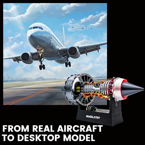 NIKOLATOY TR900 Turbofan Engine Model Kit 1:20 Scale Turbojet India | Ubuy