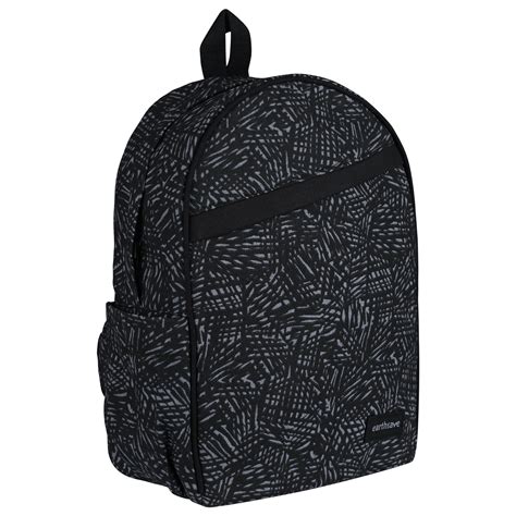 Earthsave Sustainable Medium Casual Backpack for Women | Stroke Black ...