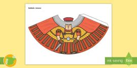 Soldado romano editable (teacher made) - Twinkl