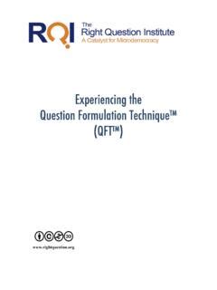 Image result for Question Formulation Technique PDF