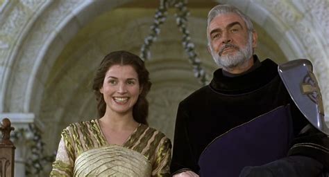 First Knight - Guinevere(Julia Ormond) and King Arthur(Sean Connery ...