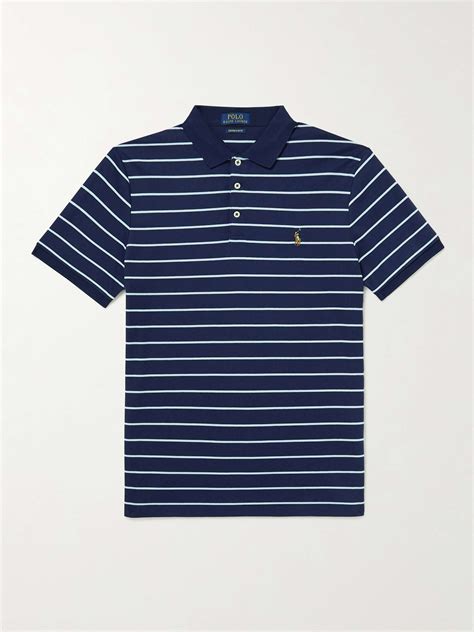 Ralph Lauren Mens Striped Polo Shirt | canoeracing.org.uk