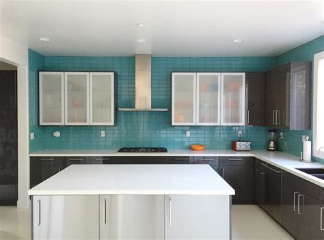Modern Kitchen Backsplash Glass Tile