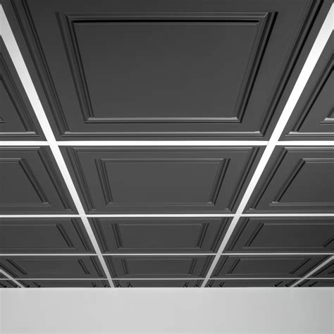 Black Suspended Ceiling Tiles | Shelly Lighting