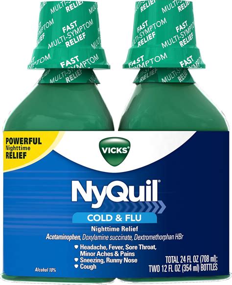 Nyquil Dosage Chart By Weight