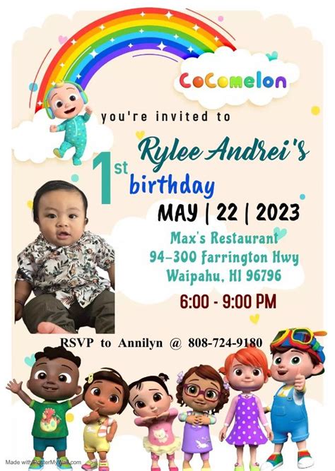 Rylee Andrei’s 1st Birthday , Max's Restaurant Waipahu (Waipahu, HI ...