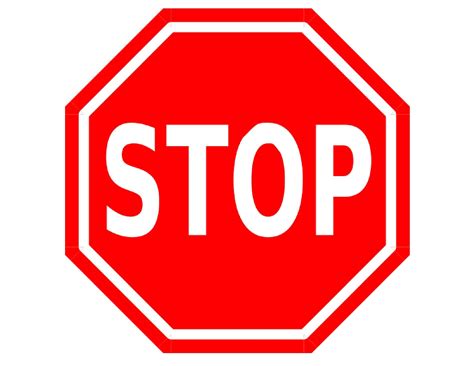 Image result for Stop Sign Word