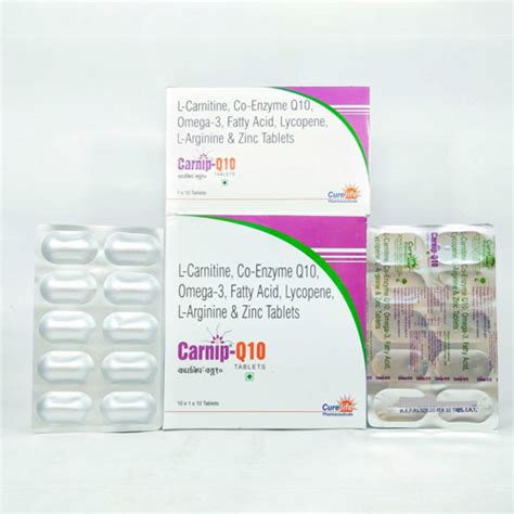 CARNIP Q-10 Tablets Curelife Pharmaceuticals