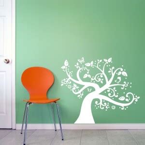 Decor Villa 60 cm Decor villa Happy tree Wall Decal & Sticker White ...