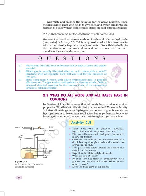 Acids Bases And Salts - NCERT Book of Class 10 Science