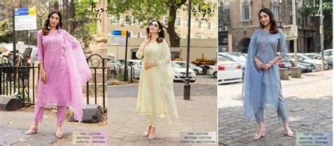 Cl 8043-8045 Clysi Cotton Readymade Pant Style Suits Supplier – Kavya ...