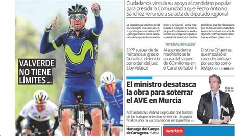 Ciclismo: La prensa se rinde a Valverde tras su quinta Flecha Valona La ...