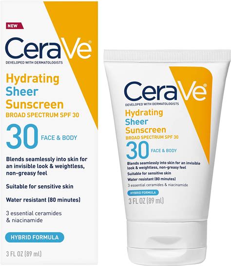 Amazon.com: CeraVe AM Facial Moisturizing Lotion SPF 50, Face Moisturizer with SPF, Hyaluronic ...