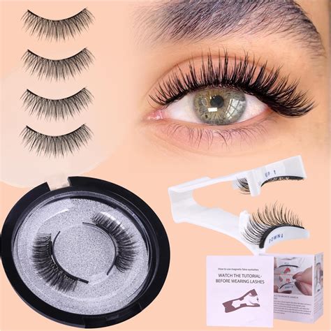 Amazon.com: Magnetic Eyelashes Natural Look Magnetic Lashes with ...