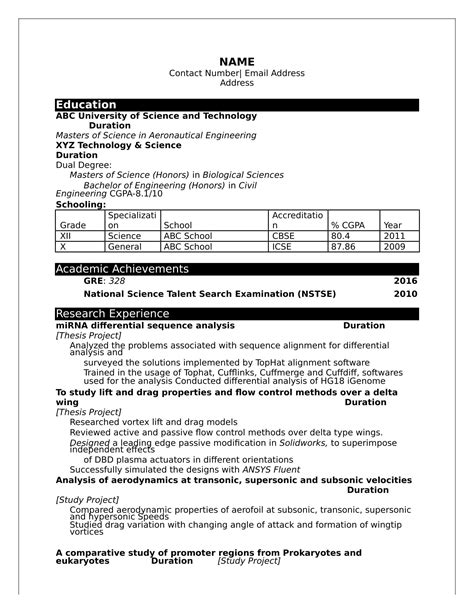 download free resume templates word
