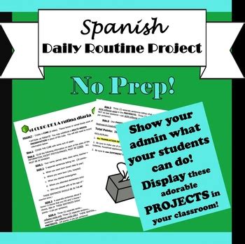 Image result for Spanish Daily Routine