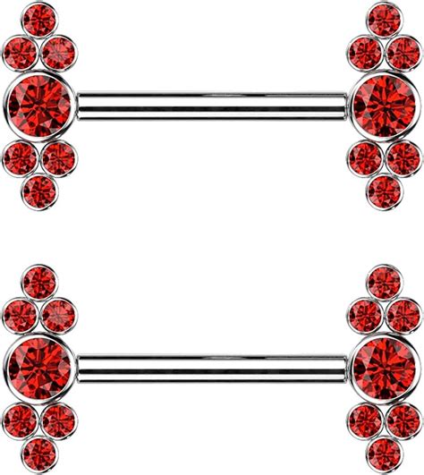 Buy Dynamique Implant Grade Titanium Nipple Barbells Internally ...