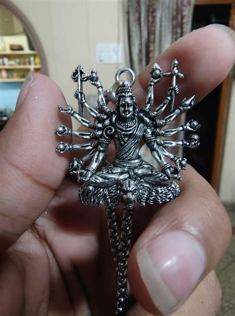 Oxi-Silver Plated Shiv Yogi Necklace – Japam